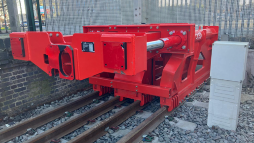 Red Buffer Stop installed at Clacton
